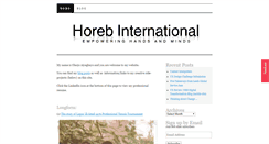 Desktop Screenshot of horebinternational.com